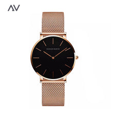 Load image into Gallery viewer, Тendresse Rose Gold and Black Watch