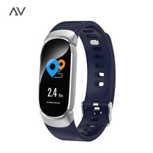 Load image into Gallery viewer, Slim Line Blue Smart Watch