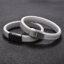 Load image into Gallery viewer, Grey and Silver Bracelet