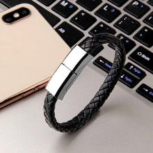 Load image into Gallery viewer, USB Bracelet Silver