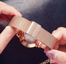 Load image into Gallery viewer, Тendresse Rose Gold and Black Watch