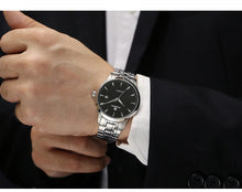 Load image into Gallery viewer, Business Class SILVER BLACK Watch