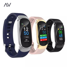 Load image into Gallery viewer, Slim Line Blue Smart Watch