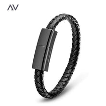 Load image into Gallery viewer, USB Bracelet Black