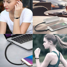 Load image into Gallery viewer, USB Bracelet Black