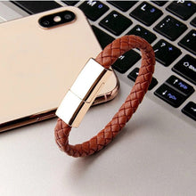 Load image into Gallery viewer, USB Bracelet Brown