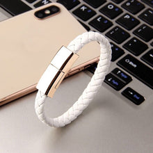 Load image into Gallery viewer, USB Bracelet White