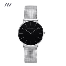 Load image into Gallery viewer, Tendresse Black and Silver Watch
