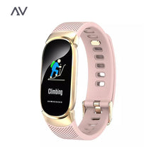 Load image into Gallery viewer, Slim Line Pink Smart Watch
