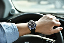 Load image into Gallery viewer, Paolo Mechanical Wristwatch BLACK BLUE
