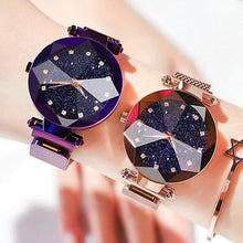 Load image into Gallery viewer, Gold Diamond Star Watch
