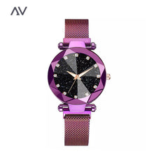 Load image into Gallery viewer, Purple Diamond Star Watch
