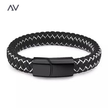 Load image into Gallery viewer, Zebra Black Bracelet
