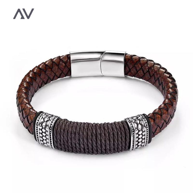 Leather Vintage Brown Bracelet