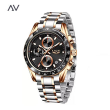 Load image into Gallery viewer, Relogio Masculino GOLD BLACK
