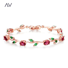 Load image into Gallery viewer, Rose Leaf Chain Bracelet

