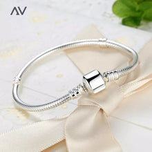 Load image into Gallery viewer, Bamboo Silver Bracelet
