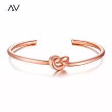Load image into Gallery viewer, Knot Bracelet Rose Gold
