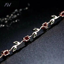 Load image into Gallery viewer, Rose Leaf Chain Bracelet
