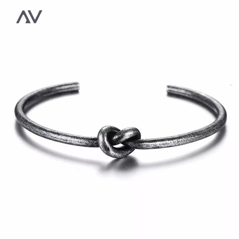 Knot Bracelet Antique Silver