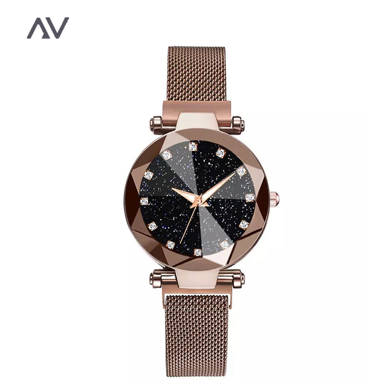 Brown Diamond Star Watch