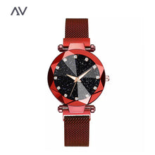 Load image into Gallery viewer, Red Diamond Star Watch
