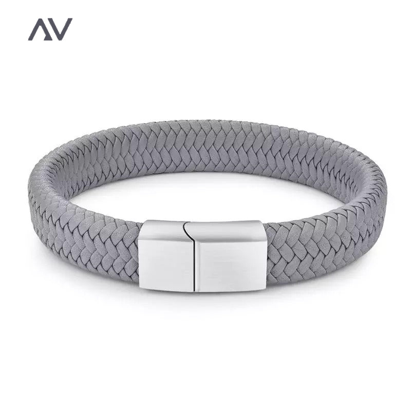 Grey and Silver Bracelet