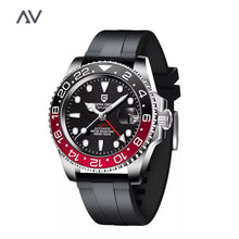 Load image into Gallery viewer, Paolo Mechanical Wristwatch BLUE RED
