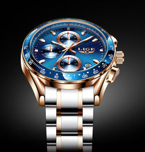 Load image into Gallery viewer, Relogio Masculino GOLD BLUE
