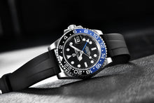 Load image into Gallery viewer, Paolo Mechanical Wristwatch BLACK BLUE
