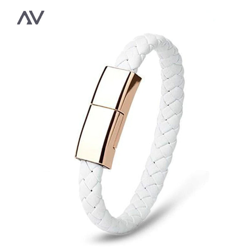 USB Bracelet White